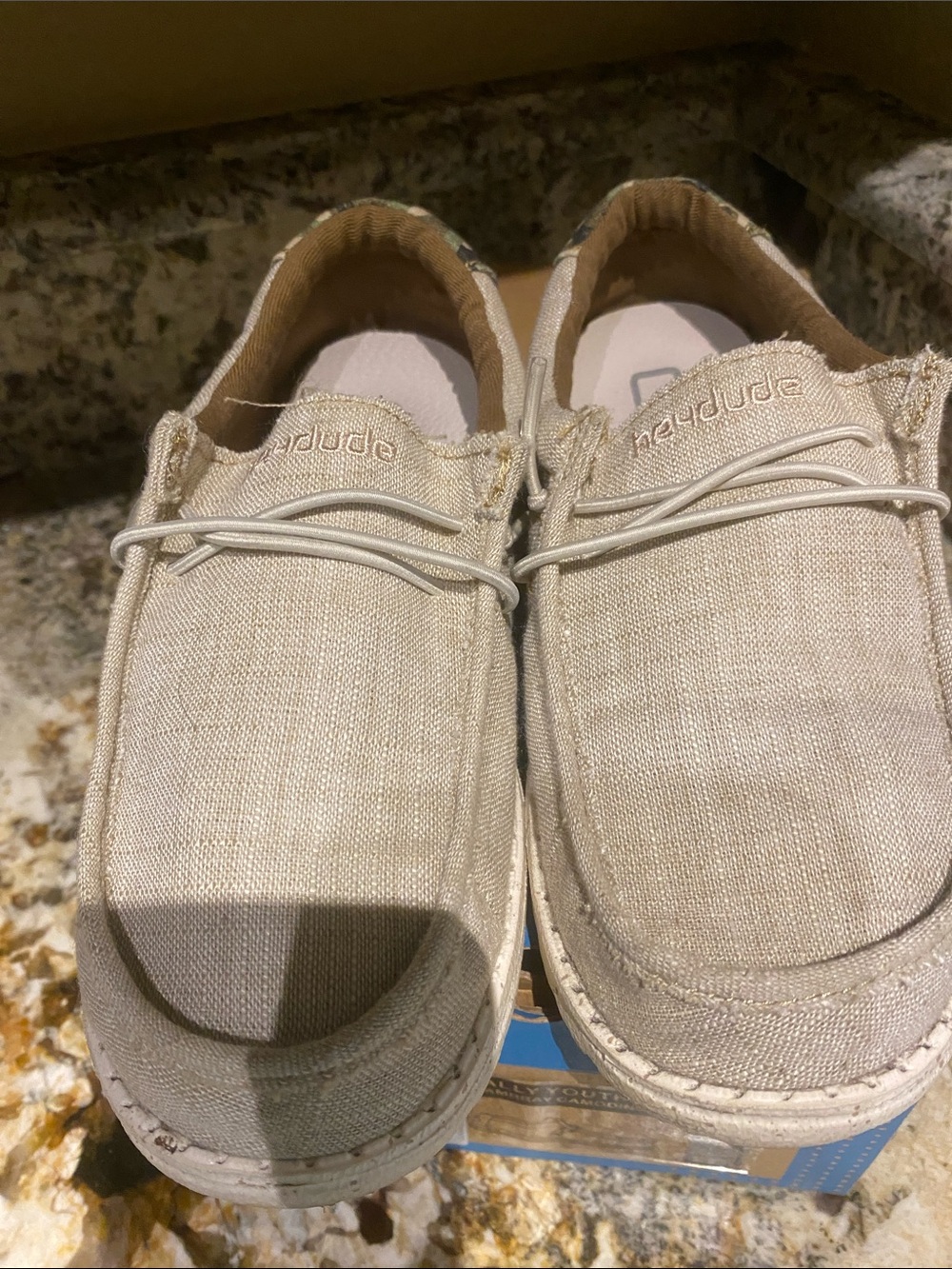 Hey Dude Chambray Camodino Kids Loafer- - Picture 3 of 5